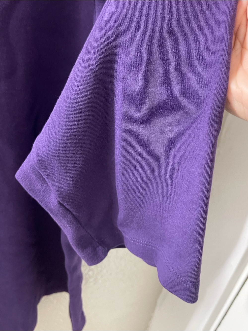 Karen Scott Women’s Deep Purple Three-Button Henley Casual Long Sleeve Top 3X - Picture 4 of 6